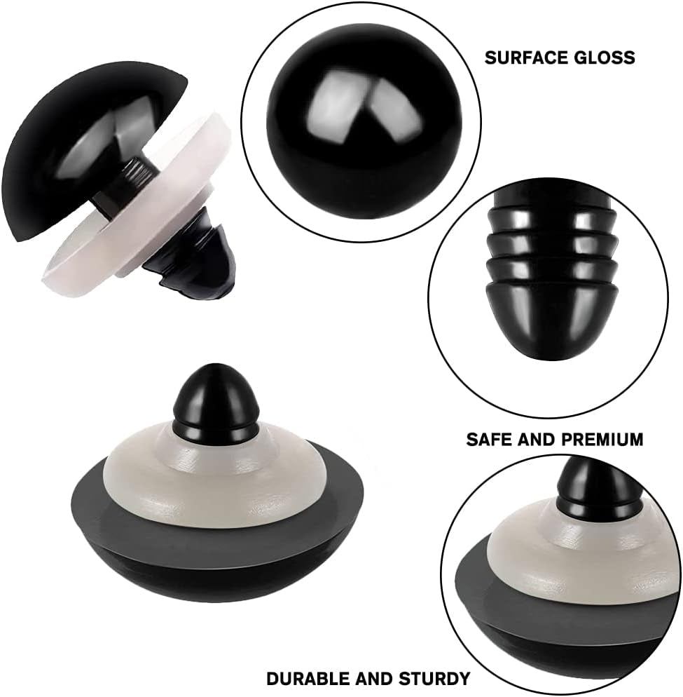 748PCS Safety Eyes for Crochet,6-22Mm Black White Eyes Noses with Washers Stuffed Animals Amigurumi Craft Doll Making Teddy Bear Toy Brand