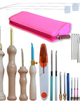 Adjustable Punch Needle Embroidery Kit for Adults - Complete Beginner Set with Tools - Ideal for Punch Needle and Needle Punch Projects