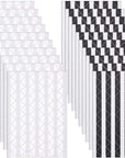 2040 Pieces Photo Corners Stickers for Photo Album Scrapbook (Black and Transparent)