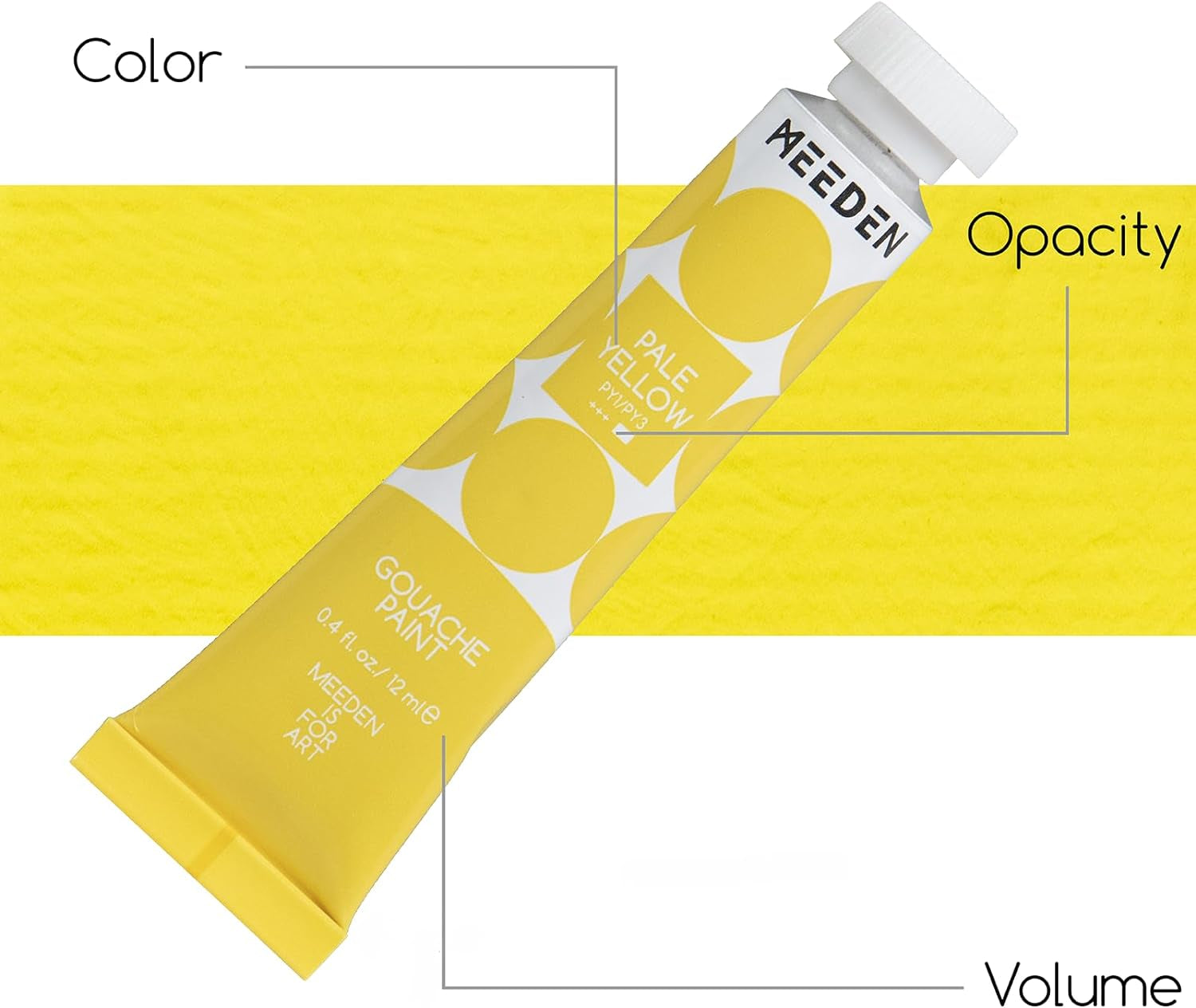 Gouache Paint Set, Non-Toxic 24 X 12Ml/0.4Oz Water-Based Gouache Tubes Paints for Canvas & Paper, Art Supplies for Artist, Adults, Kids, Beginners