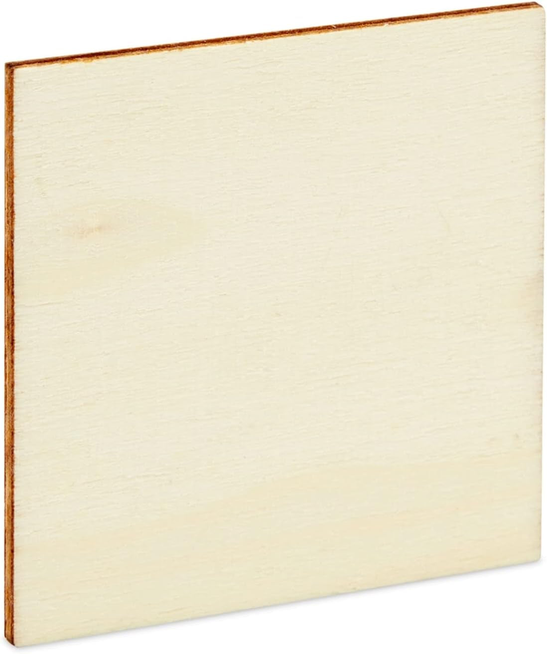 60 Pieces 2X2 Wood Squares for DIY Crafts, Unfinished Wooden Cutout Tiles for Painting