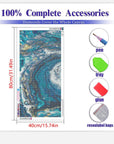 Diamond Painting Kits for Adults 5D Diamond Art Kits for Adults, Abstract Large Size 16X31 Inch DIY Full Drill Paintings with Diamonds Gem Art Crafts for Home Wall Decor
