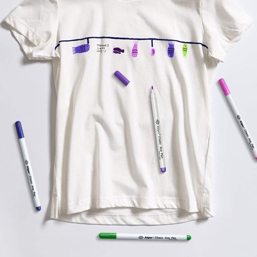 Fabric Marking Pens, 4 Color Water Soluble Ink for Quilting, Dressmaking, Sewing Marking & Tracing Tools (4-Pack)