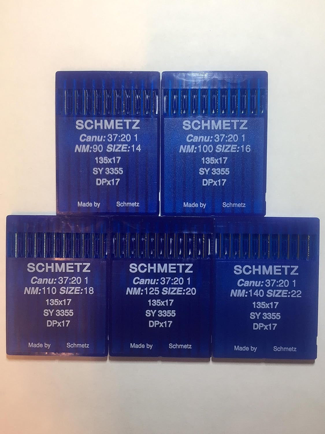 50Pcs Size 14 16 18 20 22 135X17 Dpx17 Walking Foot Sewing Machine Needle