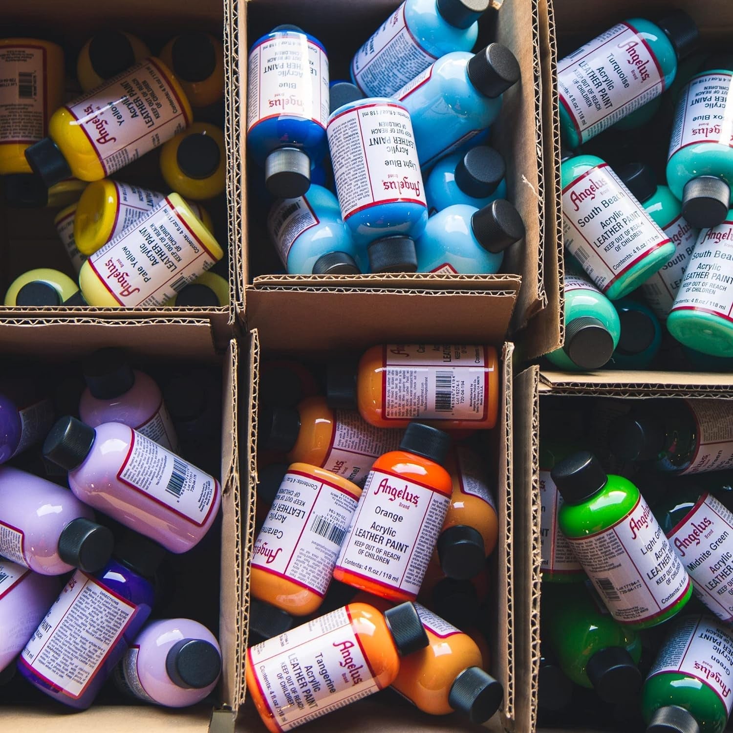 Leather Paint 4Oz-Orange