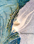 Artist Teabag Paper 12""X360"" for Mixed Media Art, Wet Strength Tissue for Printmaking, Collage, Gelli Plate, Cyanotype, White