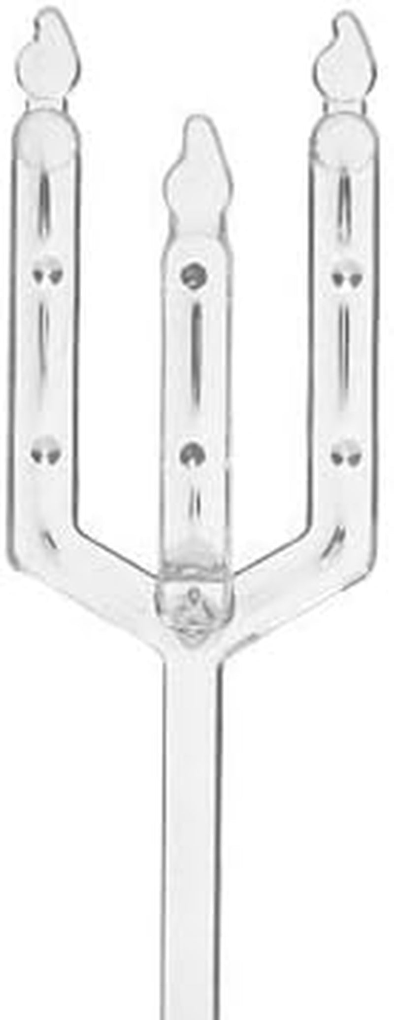 9" Plastic Straight Head Floral Picks Card Holders for Weddings, Birthday Parties, Events, Decorations (50 Pieces)