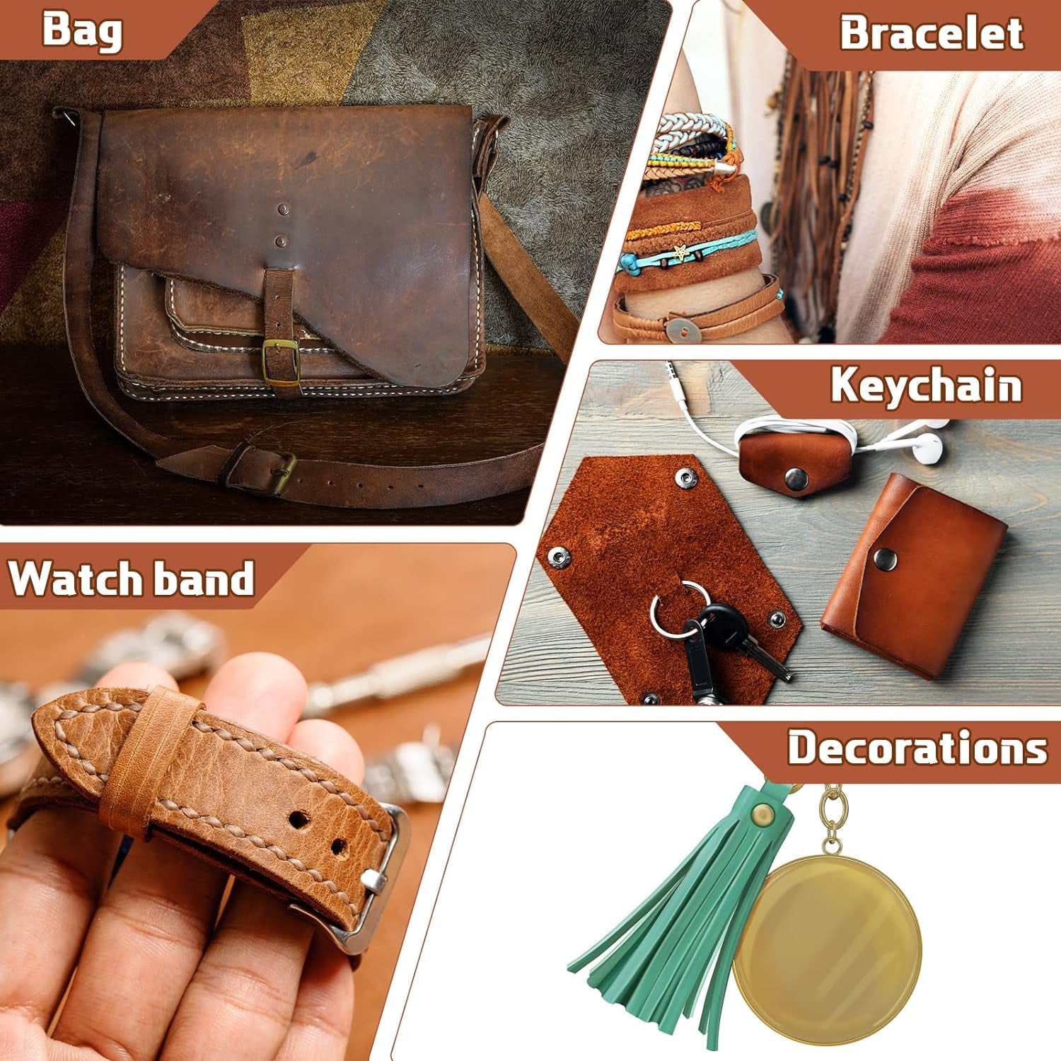 30 Pcs Genuine Leather Sheets for Craft 12 X 7.8 Inch Tooling Leather Material Leather Scraps Jewelry Leather Working 5Lb