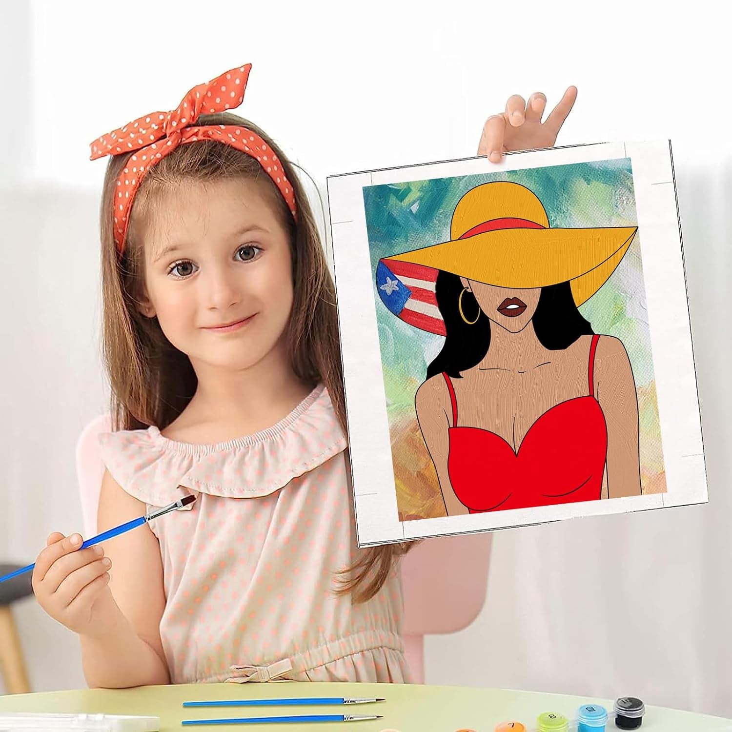 Pre Drawn for Painting for Adults 10 Pack 8X10 without Frame Sip and Paint Canvas,Drawn Canvas for Painting for Adults Kids,Sip and Paint Kit for Adult'S Date Night