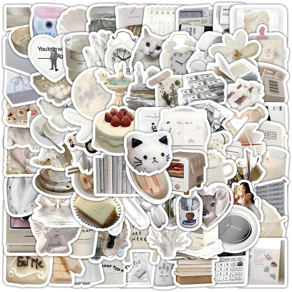 100Pcs Cute Snack Stickers Food Stickers Drink Stickers, Cute Small Stickers Set Kawaii for Teens/Boys/Girls/Adults