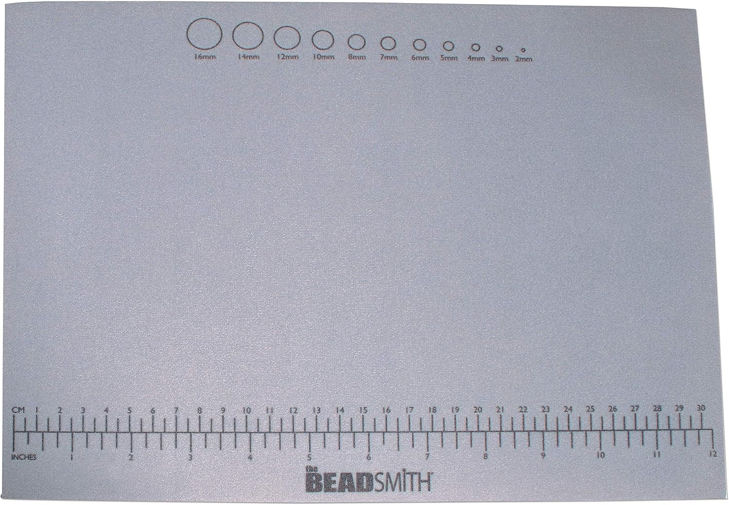 Non-Slip Treasure Mat, 11 X 14 Inches, Non-Slip Rubber Base with Soft Padded Surface, Laser Printed Measurements in Both Inches and Centimetres, Hangable Retail Put Up