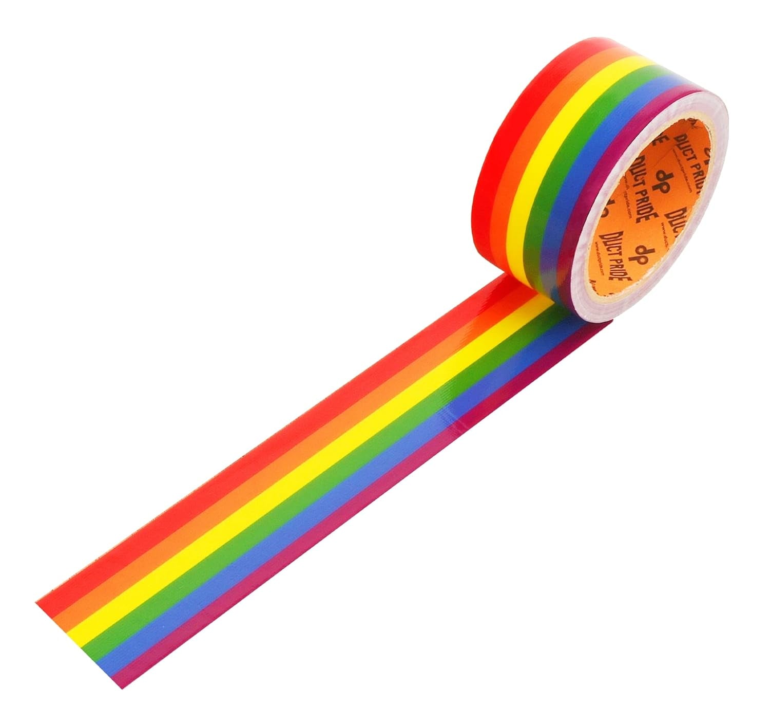 Duct Pride - Rainbow Tape | 1.88 in X 10 Yds a Roll | Vibrant Bright Colors | Easy to Tear by Hand | Arts & Crafts | DIY Projects | Gay Progress Stripe Flag LGBTQ+ Parade Gift Decorations