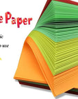 Origami Paper Double Sided Color - 160 Sheets - 20 Colors - 6 Inch Square Easy Fold Paper for Beginner