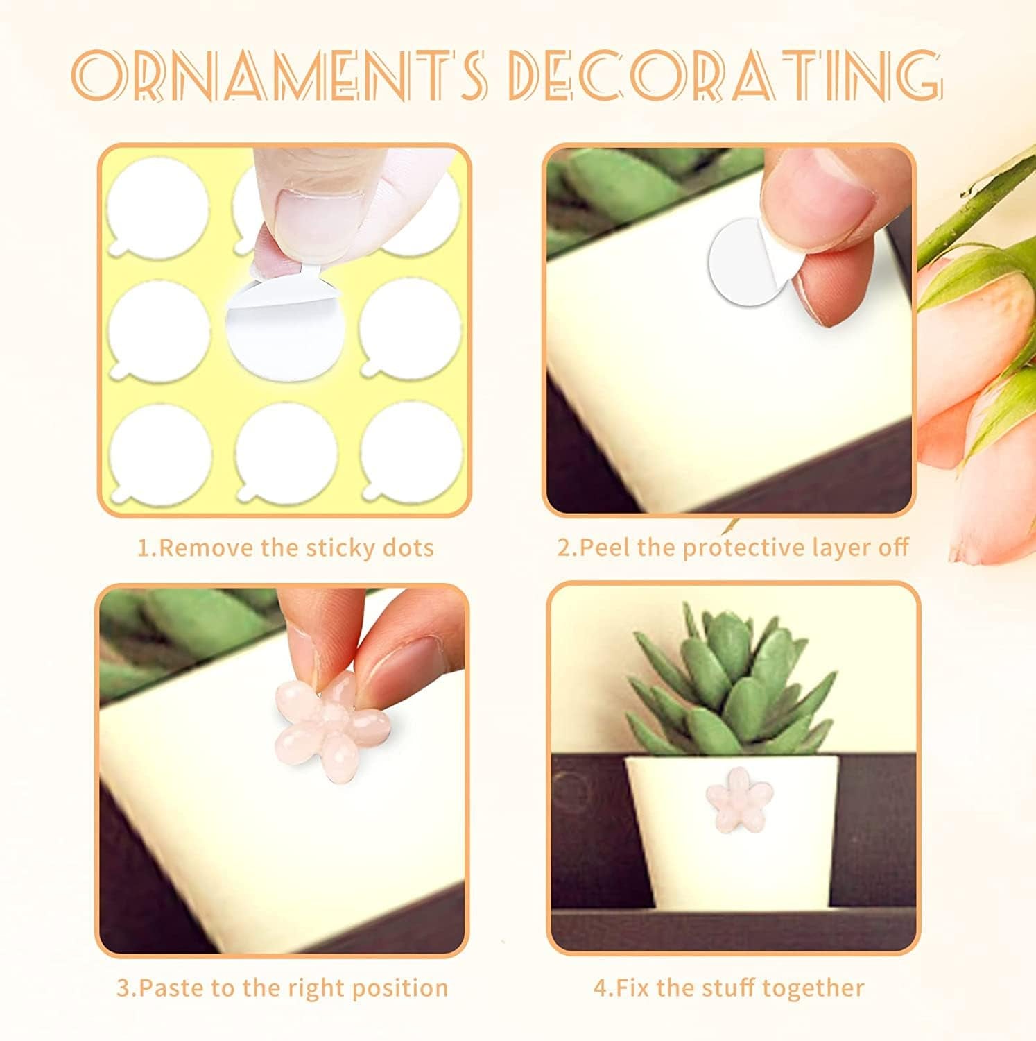 200 PCS Wick Stickers for Candle Making, Double-Sided Heat Resistant Candle Wick Stickers, Adhere Steady in Hot Wax Wick Stickers