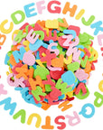 1300 Pieces Small Foam Letter Stickers for Crafts, 50 Sets of Adhesive A-Z Alphabets for Kids (6 Colors)