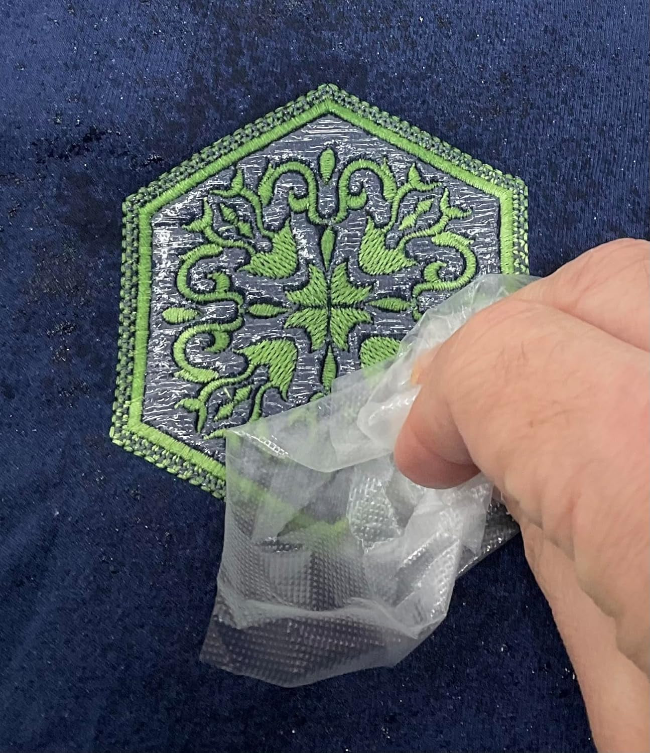 H.B.I. Products Wash Away Water Soluble Stabilizer and Topping 12" Inch X 15 Yard Wash-Away Embroidery Stabilizer and Topping