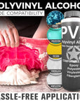 PVA Water Based Mould Release - Polyvinyl Alcohol Agent for Epoxy, Polyester, Vinyl Ester, Resin, Gel Coat, Polyurethane Foam, Silicone-Spray or Brush-On Film for Sculpture and DIY Projects