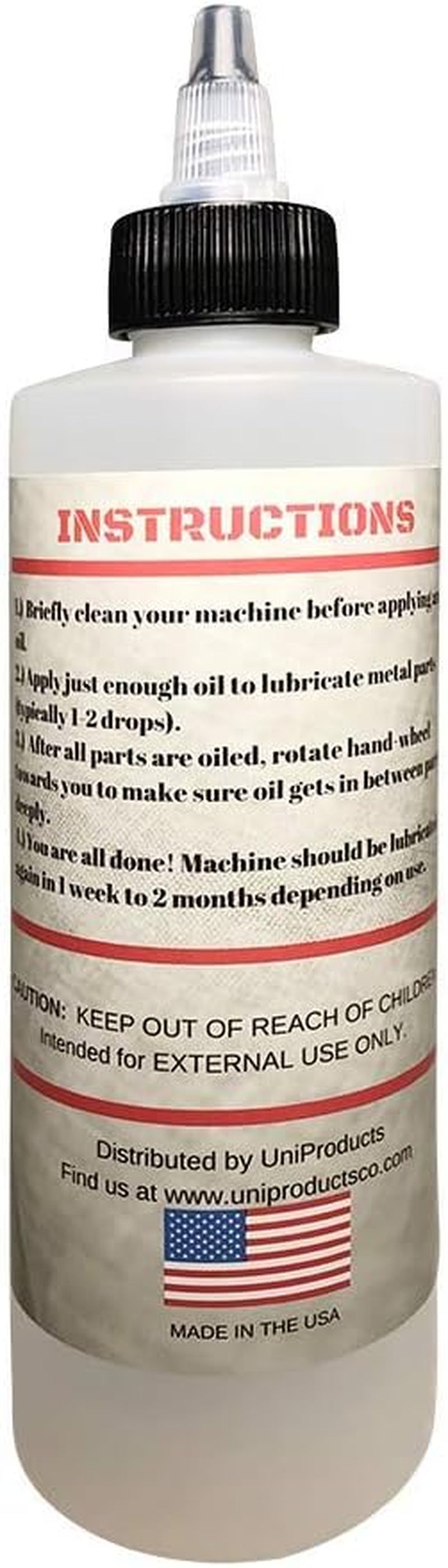 Stainless Sewing Machine Oil - 8 Oz - Custom Formulated, Compatible with Singer, Bernina, Kenmore, and Other Commerical Sewing/Embroidery Machines