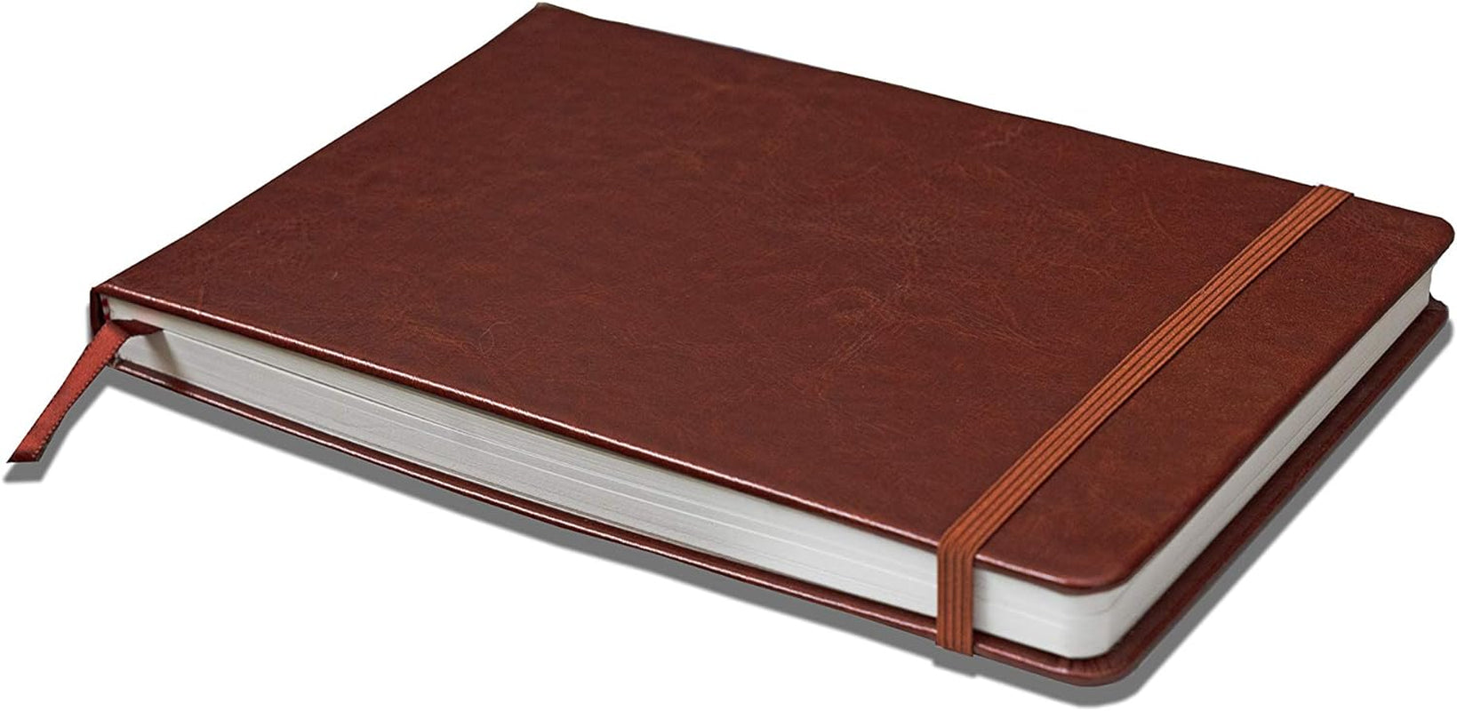 Watercolor Journal, 140 Lb (300 GSM), 64 Cold Pressed 8.5"X5.5" Pages, Watercolor and Mixed Media Travel Journal, Brown PU Leather Hard Cover