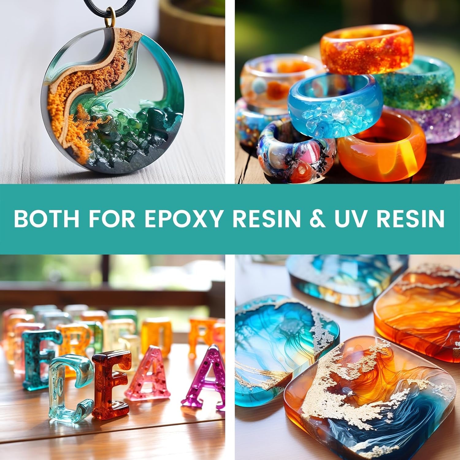 Epoxy Resin Dye - 20 Colors Resin Pigment Paste, Liquid Translucent UV Resin Color Concentrated Colorant Set for Candle Making, Soap Making, Jewelry Making, Paint, DIY Art Crafts - 10Ml Each