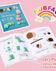 Air Dry Clay for Kids, 50 Colors DIY Modeling Clay Kit with Accessories in Container Box Magic Clay for Arts Crafts DIY Gift