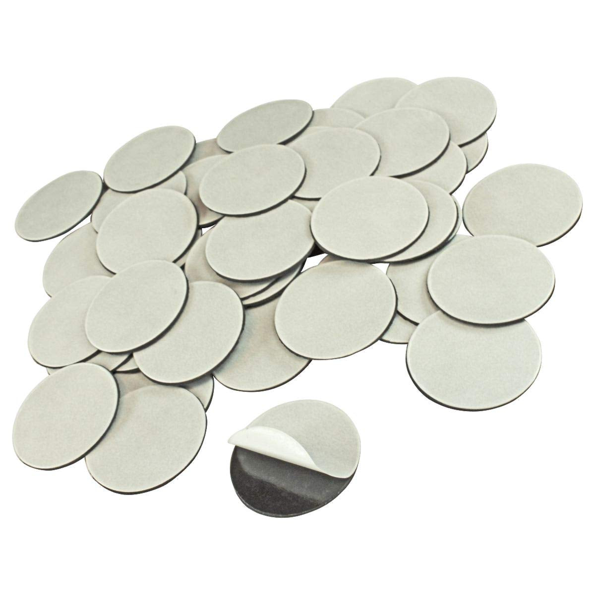 25Mm Circular Heavy Duty Flexible Magnet with Adhesive Backing (50)