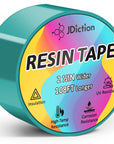UV Resin Tape for Epoxy Resin Molding, 2.5IN W X 108FT L Resin Tape, 392℉ Heat Resistant Anti-Corrosion, Easy Peel, Epoxy Resin Tape for Jewelry Making, River Table, Deep Pour