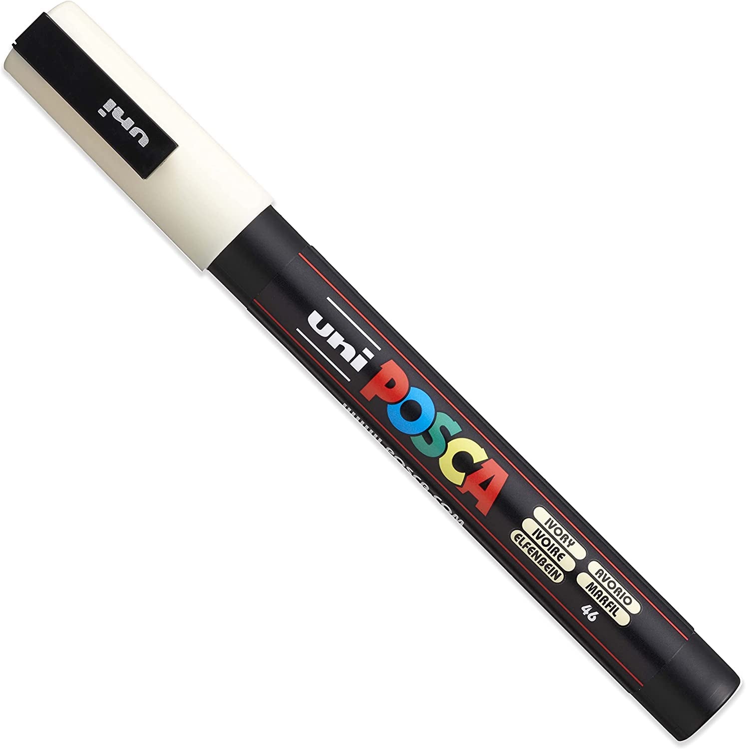 Uni POSCA - PC-3M Art Paint Markers - Set of 4 - in Plastic Wallet - Warm Neutrals Tones