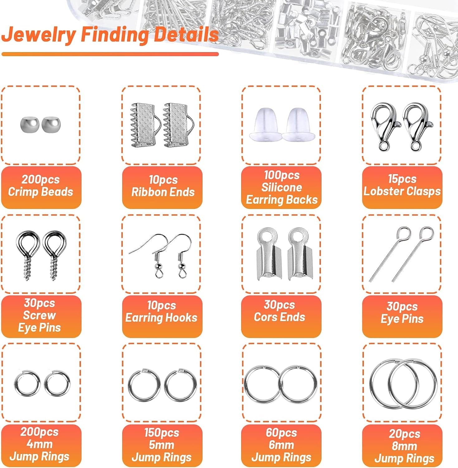 Jewelry Wire Wrapping Jewelry Making Supplies Kit, Ring Sizer Measuring Tools Kit with Tools, Ring Craft Wires, Jewelry Findings for Rings Repair