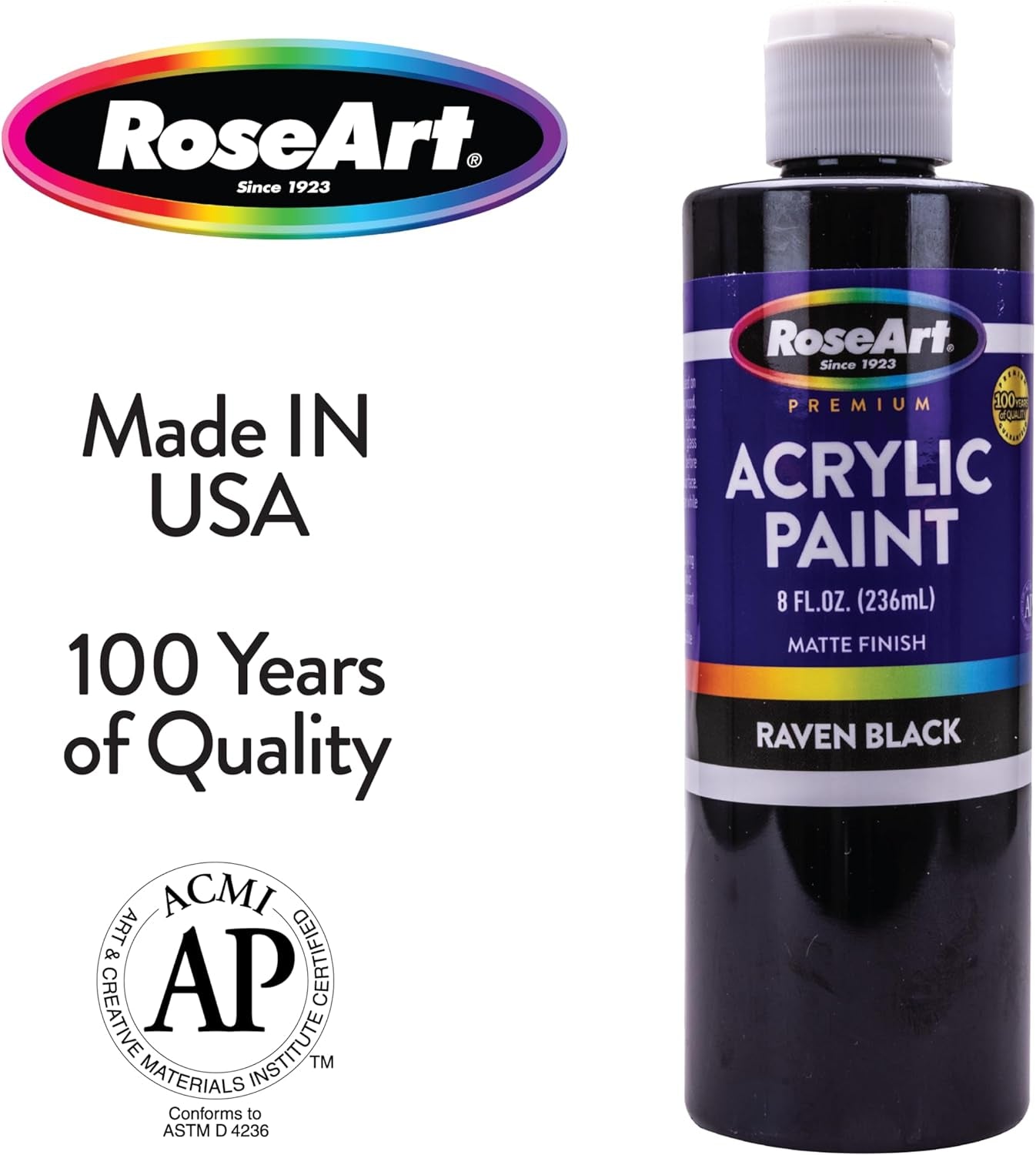 8Oz 8 Color Acrylic Paint Set