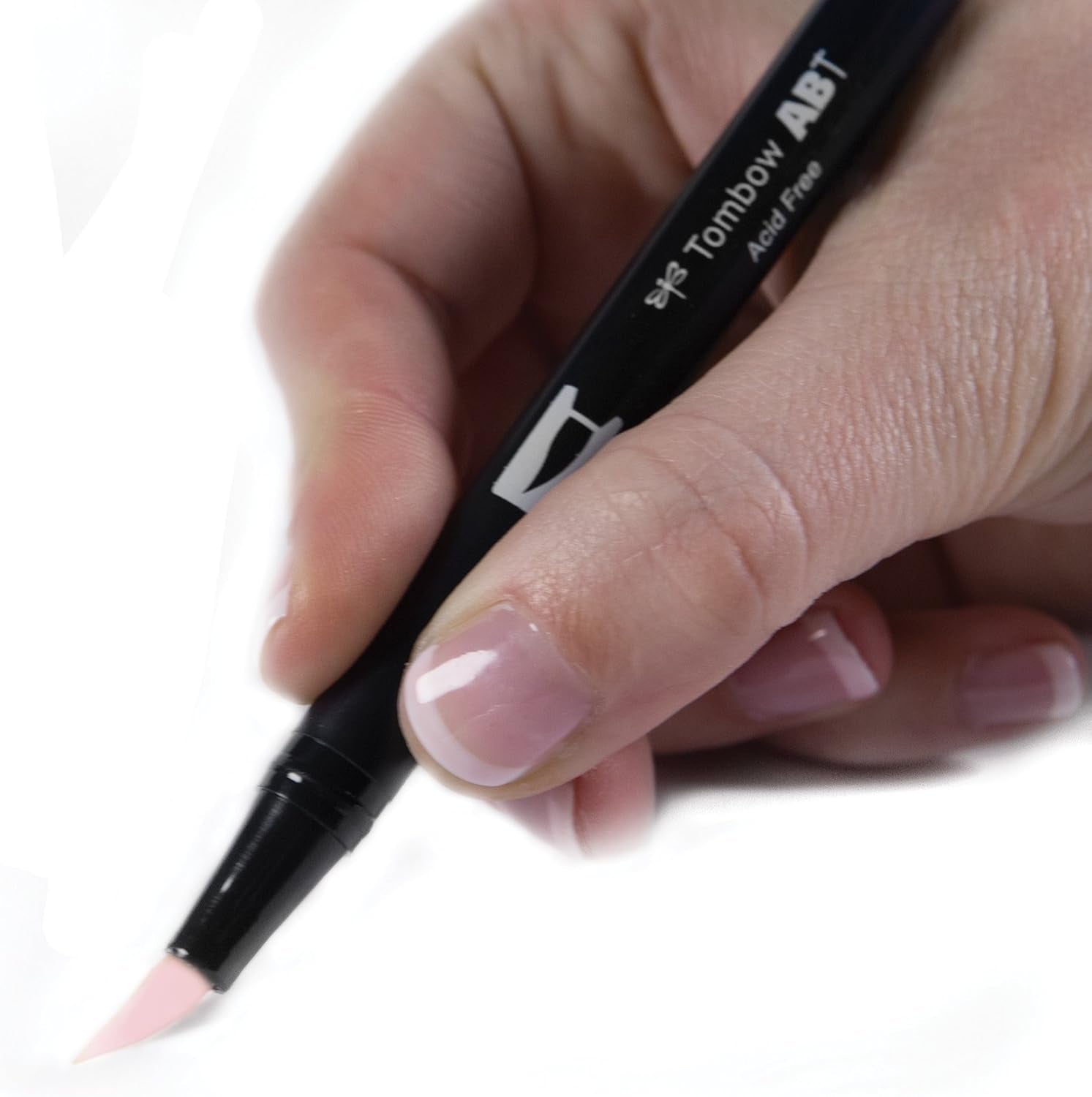 56586 Dual Brush Pen Art Marker, 761 - Carnation, 1-Pack. Blendable, Brush and Fine Tip Marker