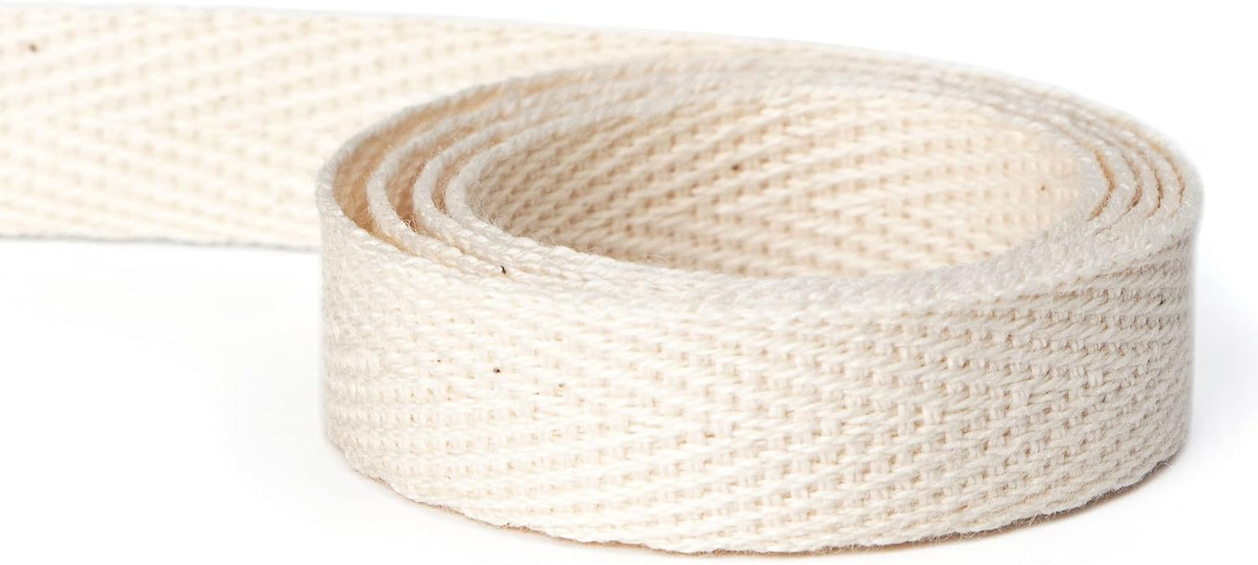 Cotton Twill Tape Ribbon, Herringbone Tape 1/2 Inch X 10 Yard Spool,Natural,100% Cotton Ribbon,Herringbone Ribbon Use for Gift Wrapping,Home Decor,Floral Decoration