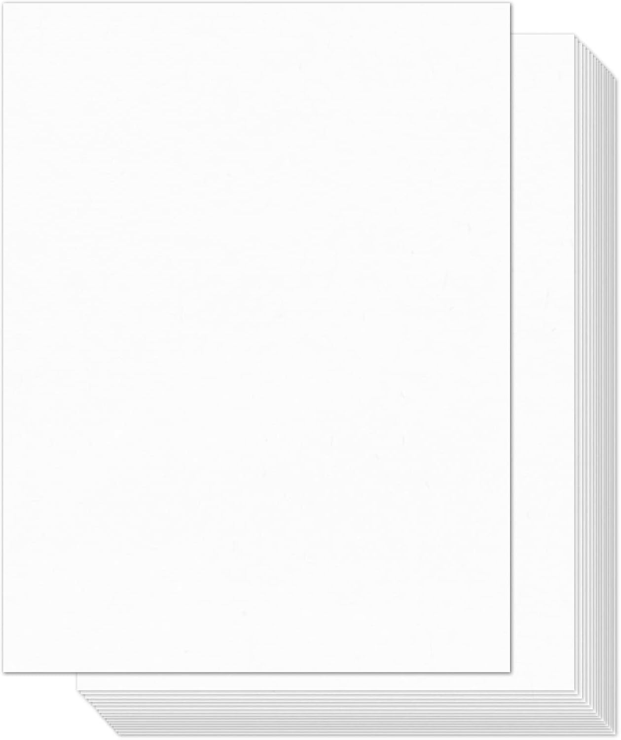 100 Sheets White Cardstock 8.5 X 11" Thick Paper, 250Gsm/92Lb Construction Paper for Crafts,Card Making,Invitations,Printing,Drawing,Scrapbook Supplies.