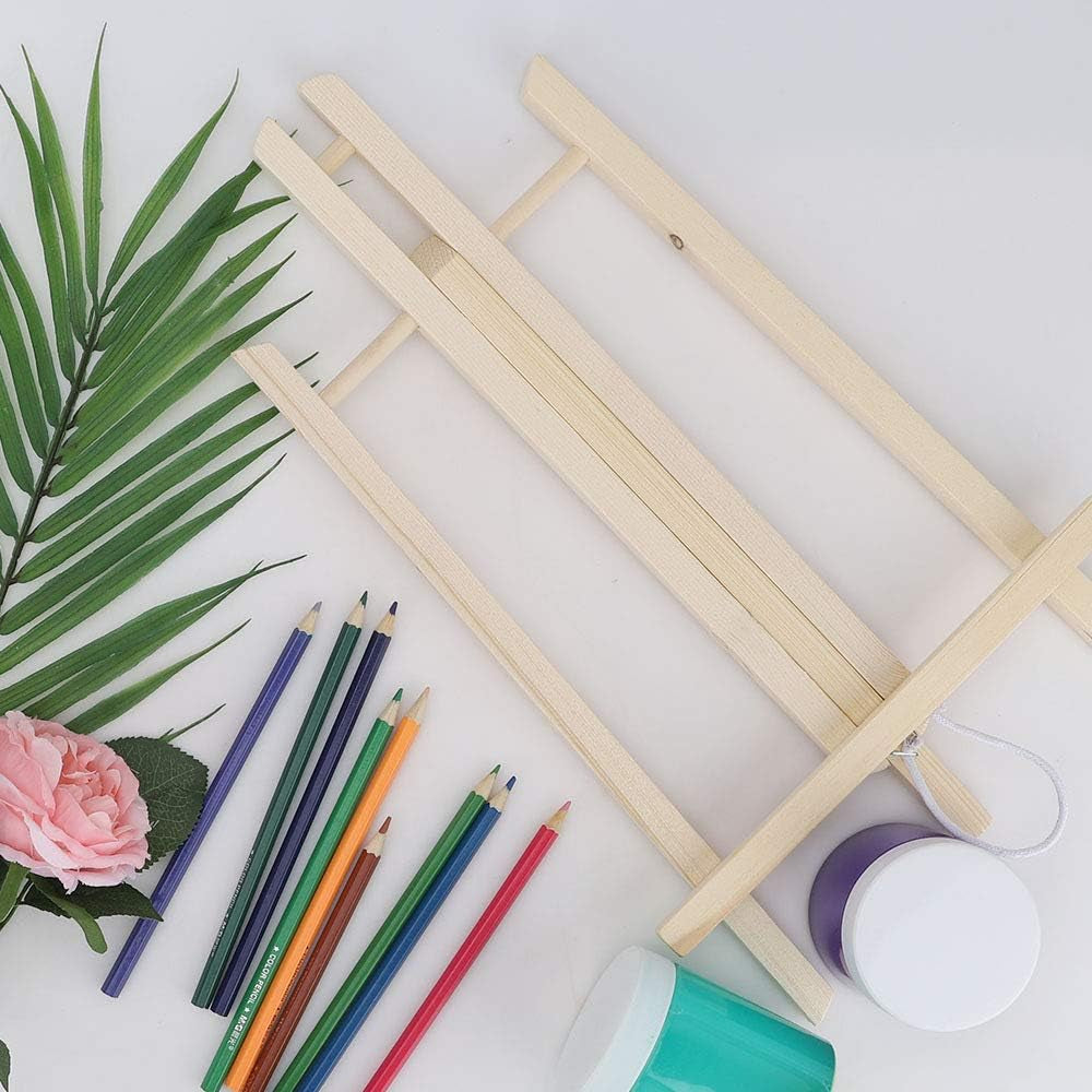 3 Packs 16 Inch Easel Stand, Table Top Easel for Painting, Wooden Tabletop Display Easels, Art Craft Painting Easel Stand for Kids Artist Adults Students Classroom