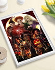 Diamond Painting Kits for Adults,Diamond Art Halloween HD Canvas DIY 5D Full Drill round Crystal Rhinestone Gem Arts Dots Diamonds Craft Paint for New Home Wall Decor - Season of the Witch 12 X 16 In
