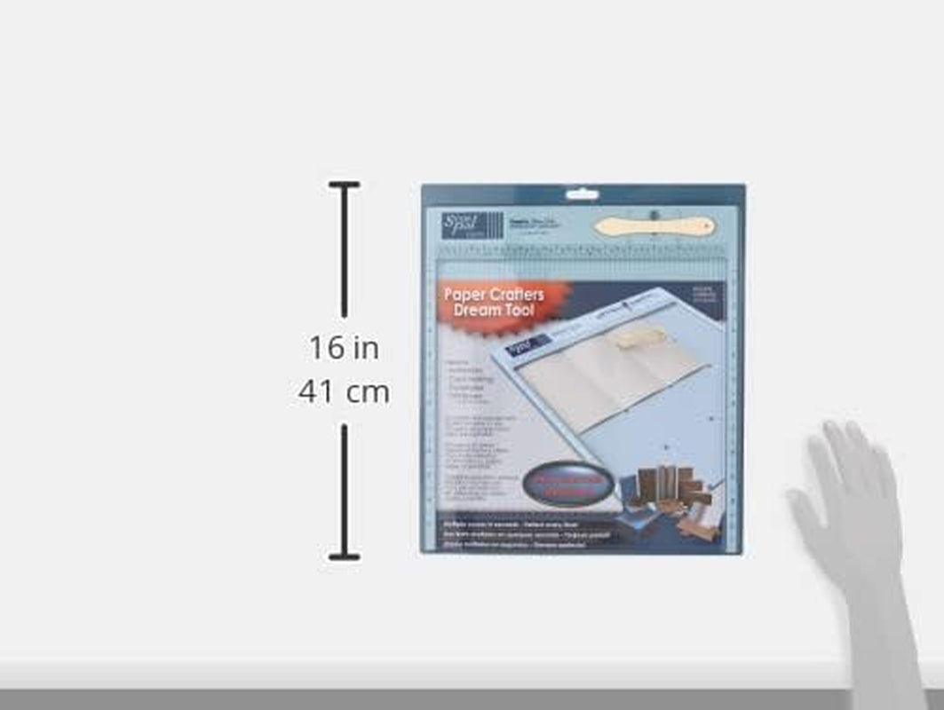 SP108 Eighths Measuring and Scoring Board, 12" by 12", 1/8" Space Grooves