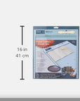 SP108 Eighths Measuring and Scoring Board, 12" by 12", 1/8" Space Grooves