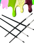 Professional Silicone Rubber Tip Paint Pens Brushes，5Pcs Silicone Paint Brush，Silicon Color Shapers Brushes，Rubber Paint Brush，Silicone Artist Brushes，Flexible Clay Sculpture Tools （Size 8）