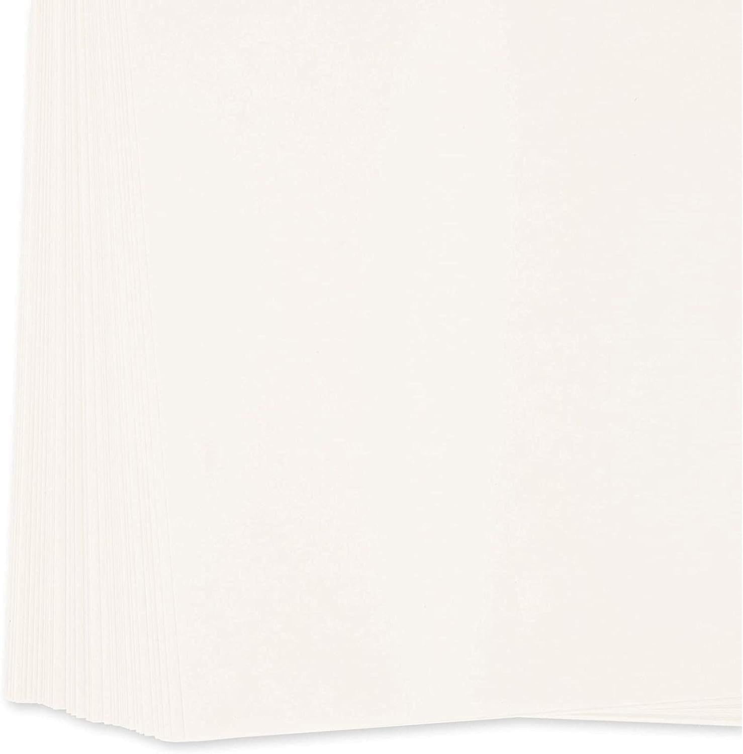 100-Pack Cold Press Bamboo Paper Sheets for Mixed Media, Drawing, Painting, 120GSM (8.5 X 11 In)