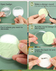 20 Set Clear Button Pins for Crafts，Plastic Button Making Kit,Blank Button Pins Bulk, Make Your Own Buttons Badge Maker Diy Crafts，Photo Buttons Make Your Own Buttons(2.36 Inch)