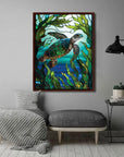 5D DIY Diamond Painting Kits for Adults Kids, Sea Turtle Stained Glass Full Drill Embroidery Cross Stitch Crystal Rhinestone Paintings Pictures Arts Wall Decor Painting Dots Kits 15.7X11.8 In