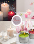 1000 PCS Candle Warning Labels, 1.5Inch round Candle Safety Labels Sticker for Candle Making DIY Candle Jars (Colourful)