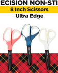 Brand Precision Ultra Edge Scissors, 8 Inch, 3-Pack (1458-3AMZ-ESF)