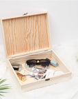 Unfinished Wooden Box with Hinged Lid for Crafts DIY Storage Jewelry Pine Box - 12" X 9" X 3.35"