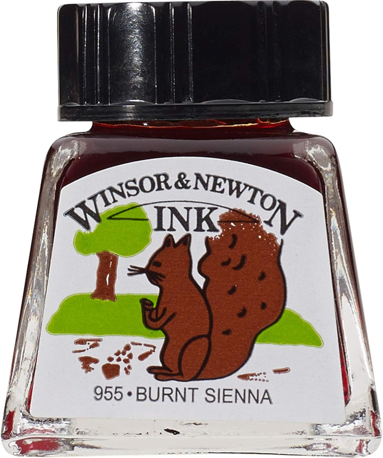 Drawing Ink, 30Ml Bottle, Black Dropper Cap
