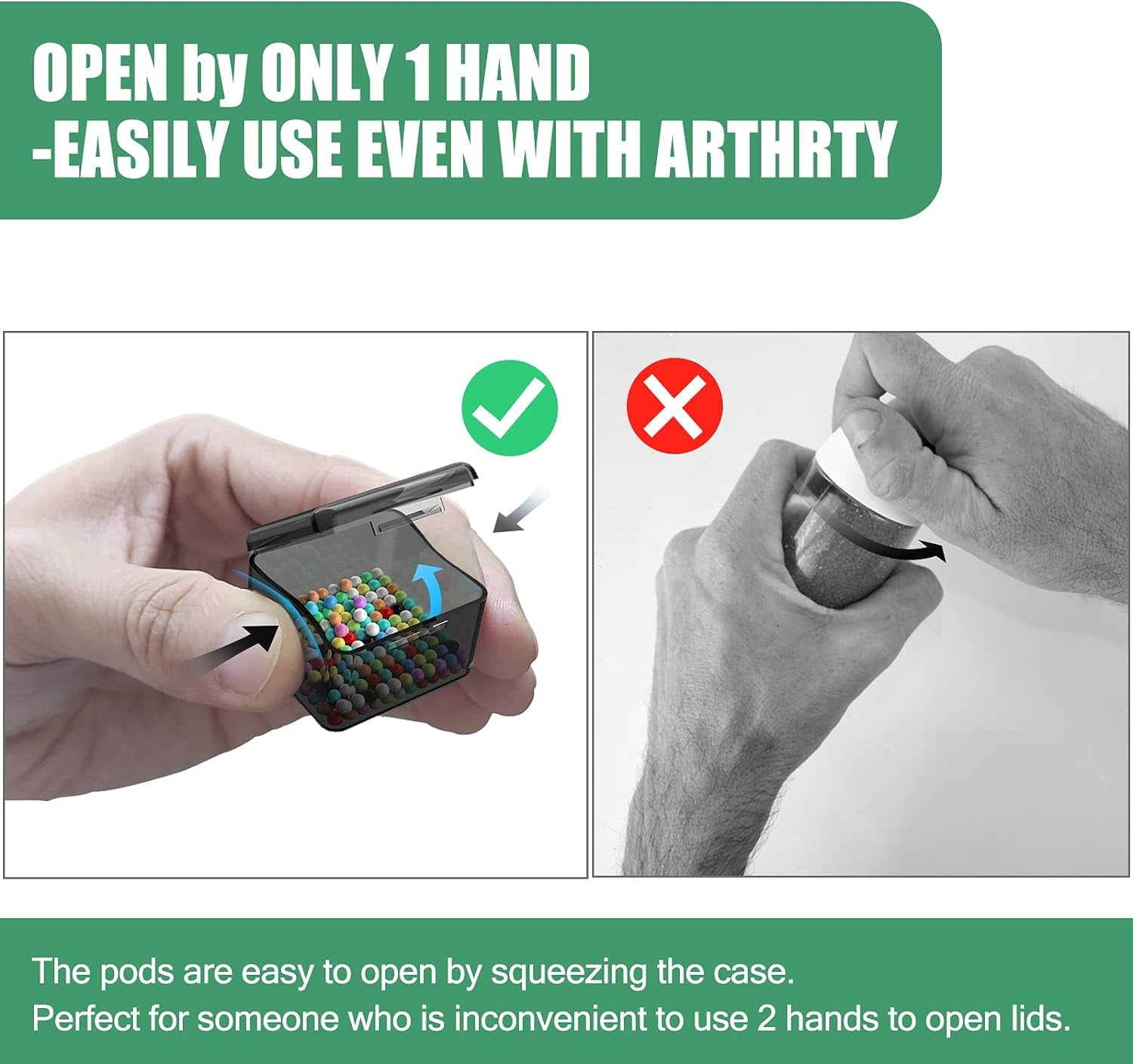 30 Packs Plastic Stackable Organizer Container with Lids, Mini Containers for Beads, Glitter, Slime, Paint or Seed Storage - Black (Black)