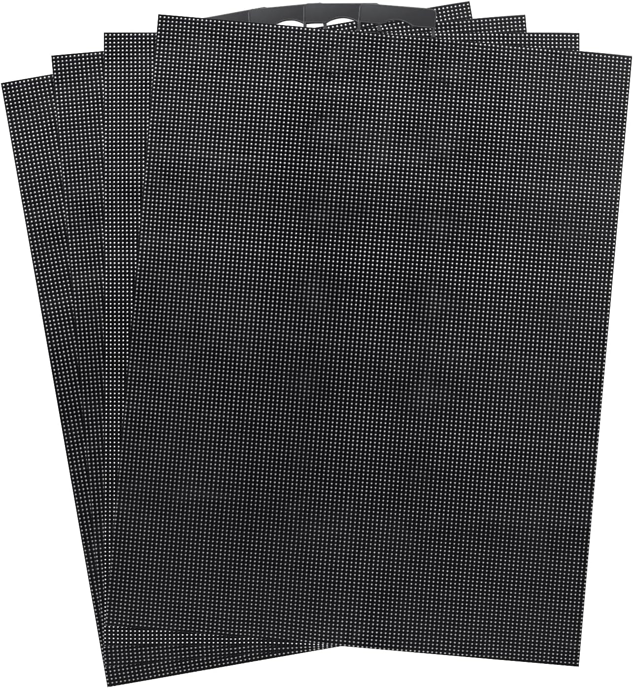 4 Pieces 14 Count Plastic Mesh Canvas 14 CT Plastic Aida for Cross Stitch, Making Jewelry Organizer and 3D Models (8 X 11 Inch)