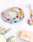 1000PCS Colourful Letter Beads for Threading, 4 X 7 MM, A-Z White Letter Beads and Colourful Heart Beads, Acrylic round Beads for Jewellery DIY Making Crafts Bracelets Necklaces Ornaments-Gold
