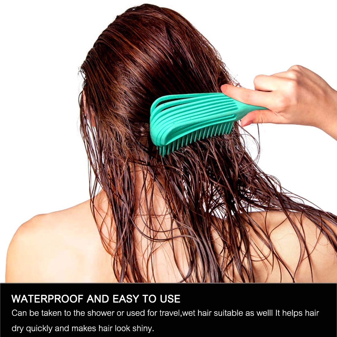 Hair Brush for Afro America/African Hair Textured 3a to 4c Kinky Wavy/Curly/Coily/Wet/Dry/Oil/Thick/Long Hair, Detangling Brush for Women (2 pcs, Pink-Black)