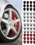 20Pcs Bling Car Wheel Nut Covers, Diamond Wheel Lug Nut Covers Hub Screw Cap Hexagonal Tire Nut Covers Protector with Removal Tool, Car Wheel Accessories Universal Car Decoration, White Size 19